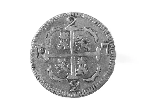 2 reales de la Capitanía General de Venezuela