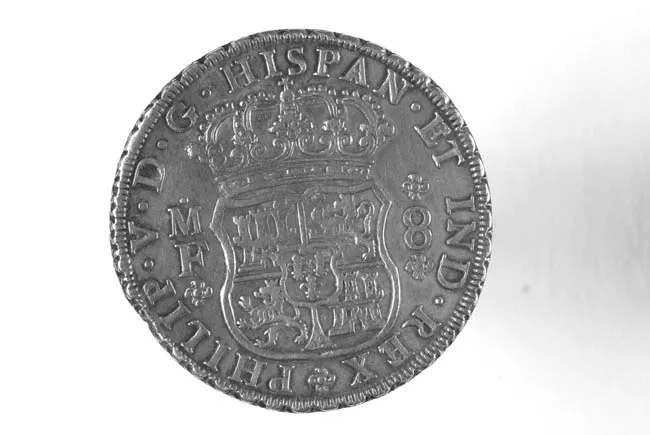 8 reales del Virreinato de la Nueva España