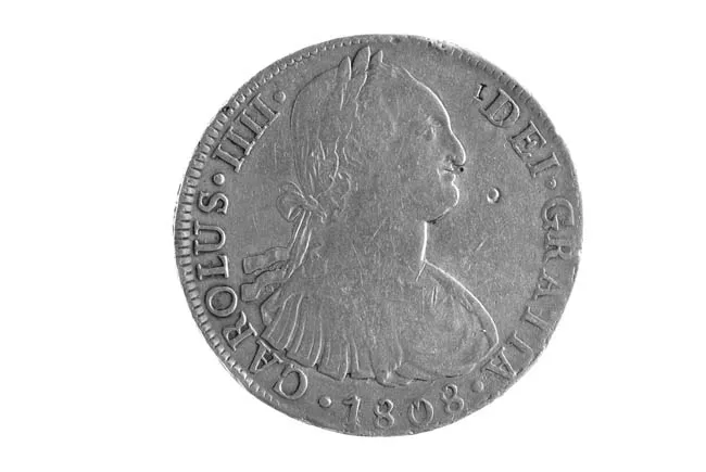 8 reales del Virreinato del Perú