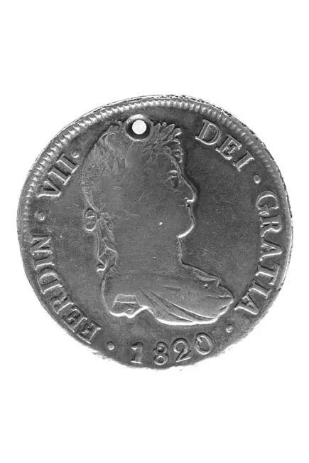 8 reales del Virreinato del Río de La Plata