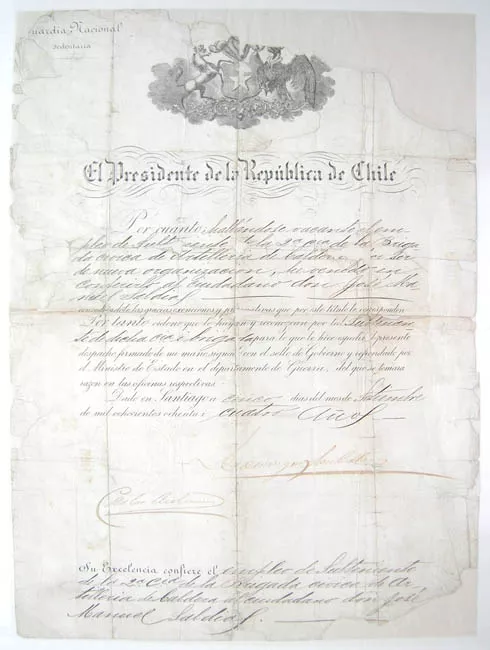 El Presidente de la República de Chile