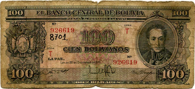 Cien bolivianos