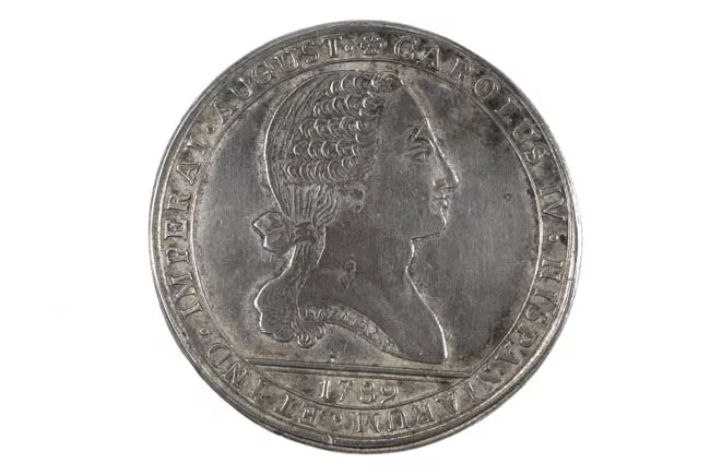 Medalla Conmemorativa a la Jura a Carlos IV en la ciudad de Santiago de Chile