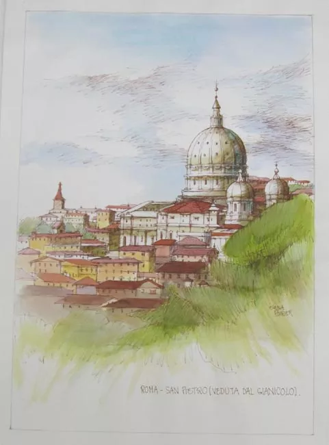 Roma San Pietro – Veduta del Gianicolo