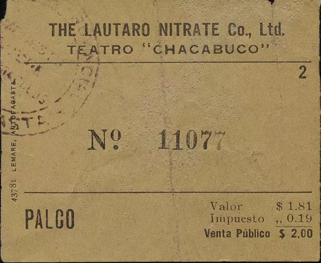 Entrada al Teatro Chacabuco