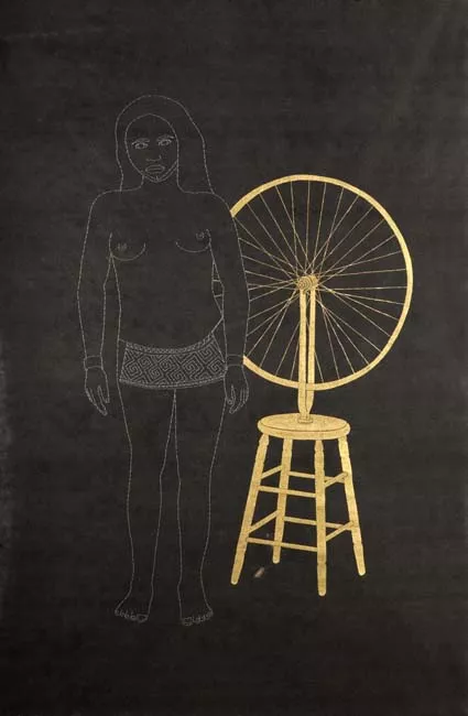 De la serie el tuerto es rey (imagen obra de Duchamp)