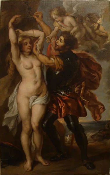 Perseo liberando a Andrómeda