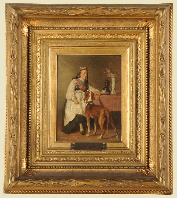 Mujer con perro