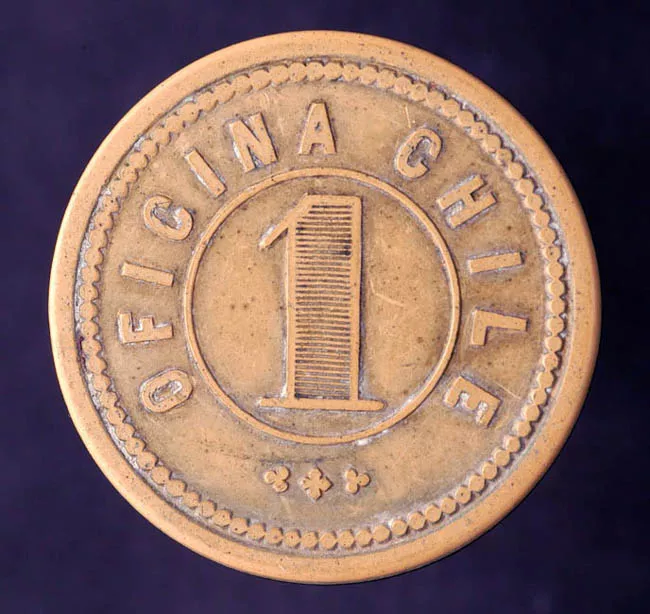 1 Peso Oficina Chile