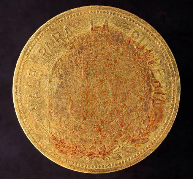 5 pesos Oficina Alemania