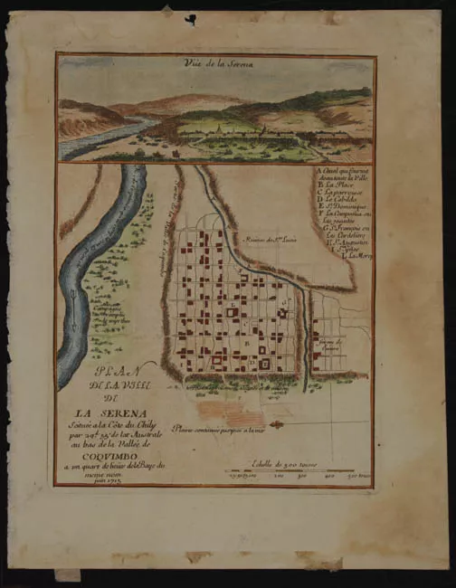 Plano de la ciudad de La Serena