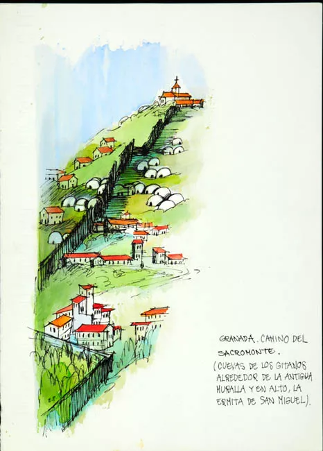 GRANADA, CAMINO DEL SACROMONTE