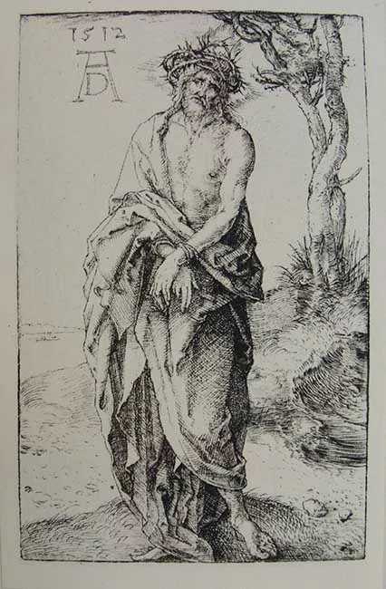 Der Schmerzensmann mit gebundenen Händen