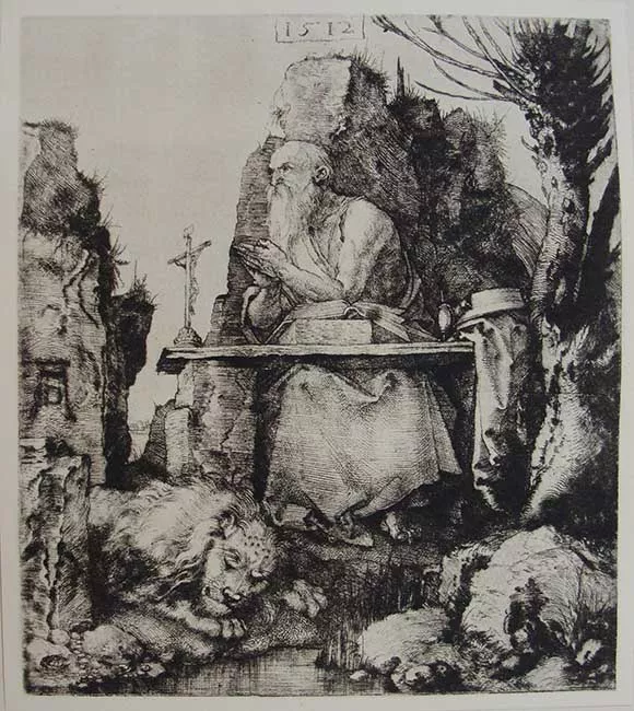 Der heilige Hieronymus mit dem Weidenbaum