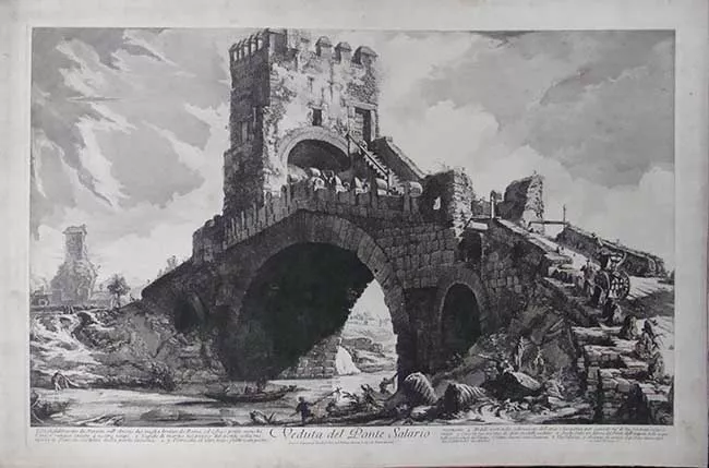 Veduta del Ponte Salario