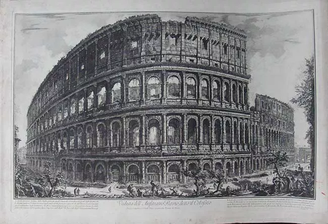 Veduta dell' Anfiteatro Flavio, detto il Colosseo