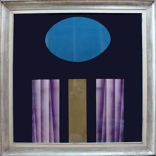Óvalo azul