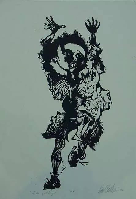Niño que huye