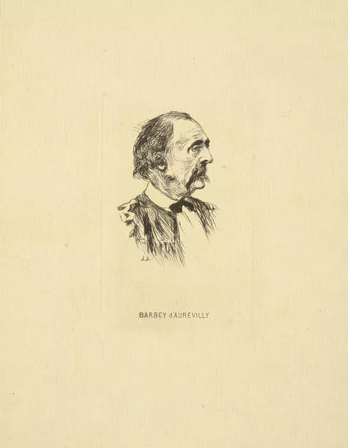 Retrato de Jules Barbey d'Aurevilly