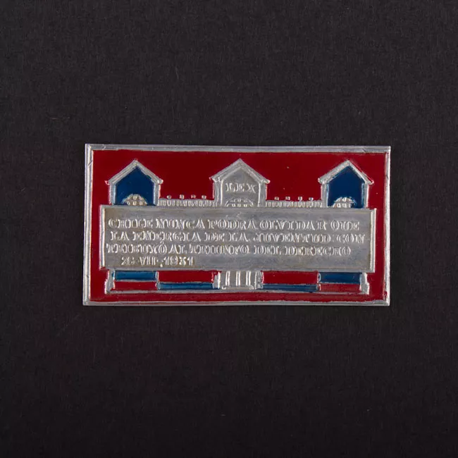 Placa conmemorativa Movimiento estudiantil 1931