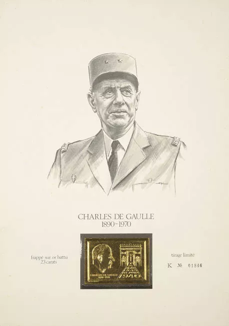 Retrato de Charles de Gaulle