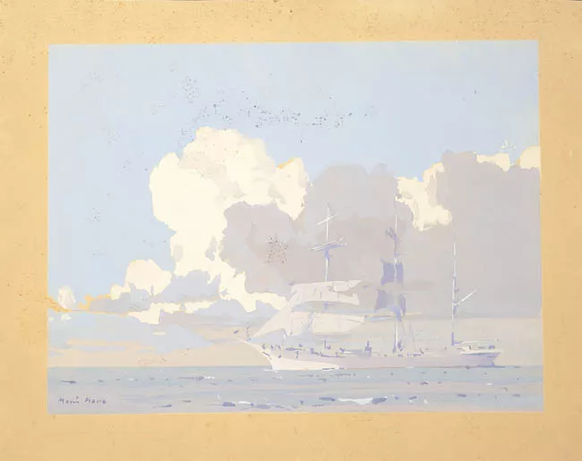 Barco en el mar