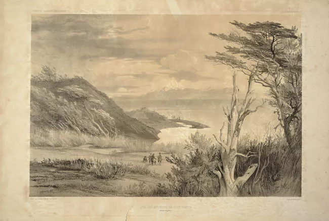 Vue des environs de Port Famine