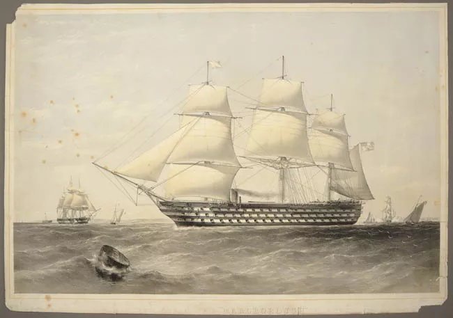 HM Screw steam ship "Marlborough"
