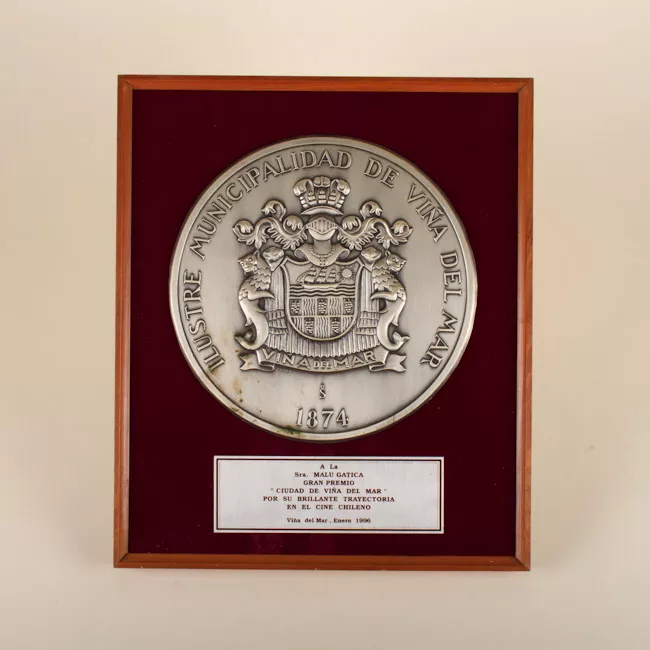 Premio de la Municipalidad de Viña del Mar a Malú Gatica