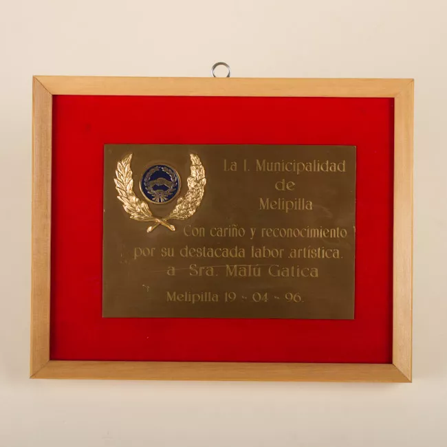 Reconocimiento de la Municipalidad de Melipilla a Malú Gatica