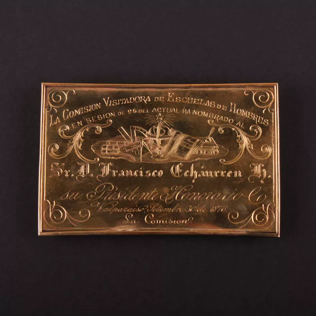 Placa conmemorativa a Francisco Echaurren