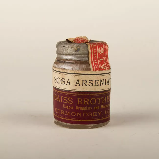 Frasco de sosa Arseniato puro