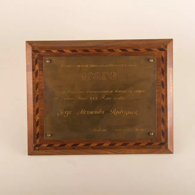 Placa conmemorativa