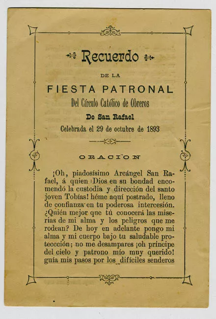 Fiesta Patronal del Círculo Católicos de Obreros de San Rafael