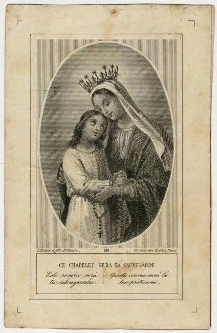 Estampa de María Reina
