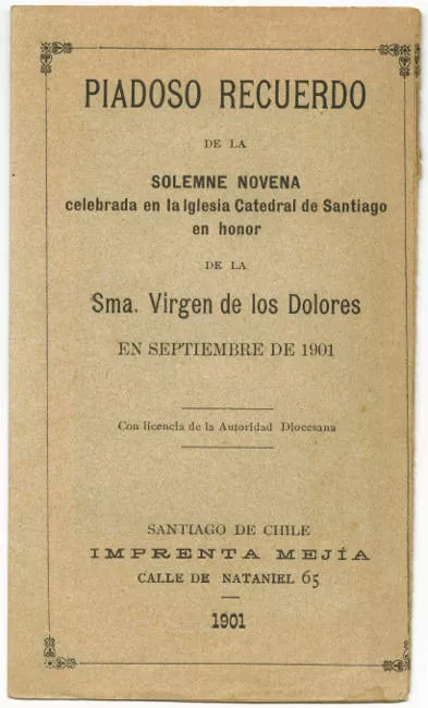 Novena a la Virgen de los Dolores