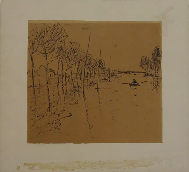 La inundación en Francia en 1910
