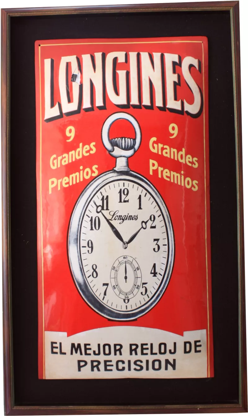 Letrero Reloj Longines