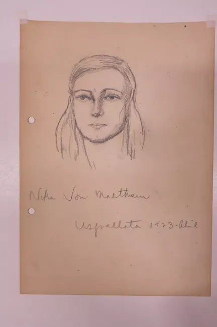 Retrato de Nina Von Malthaum