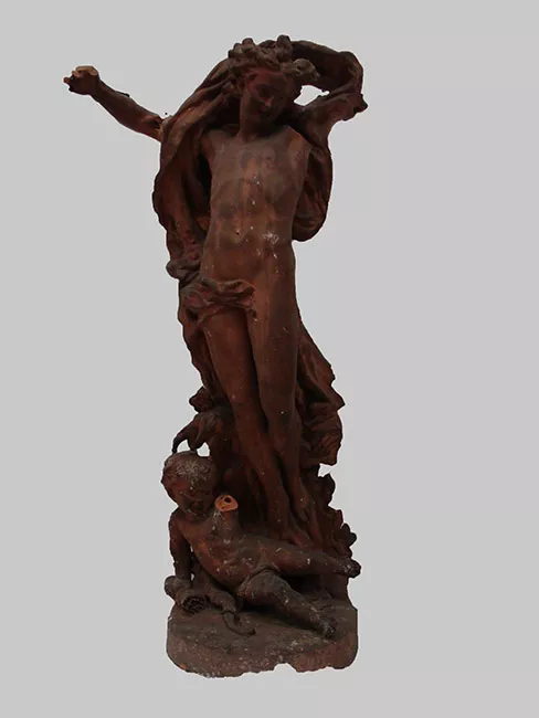 Detalle del grupo de la danza