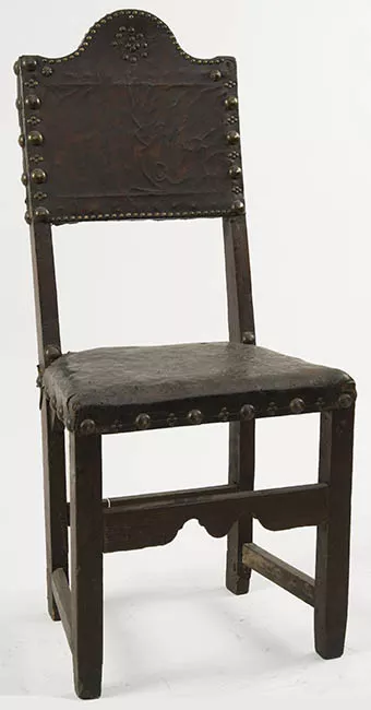 Silla de Vaqueta