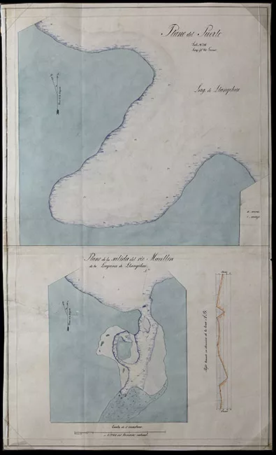 Plano del Puerto, Plano de la Salida del Río Maullín
