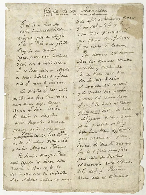Elogio de las frunsidas, poema de Francisco de Quevedo