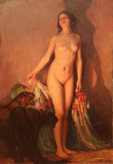 La fille aux fauves