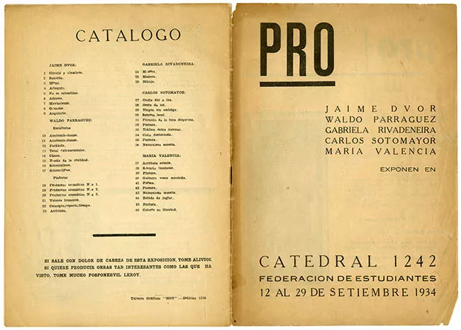 Revista de arte Pro N°1