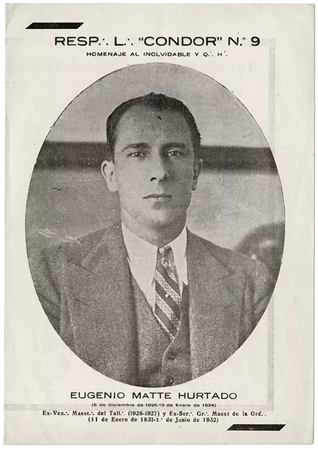 Homenaje póstumo a Eugenio Matte Hurtado