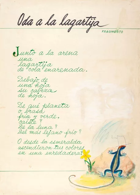 Oda a la Lagartija