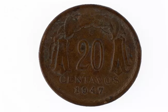 Veinte centavos de peso