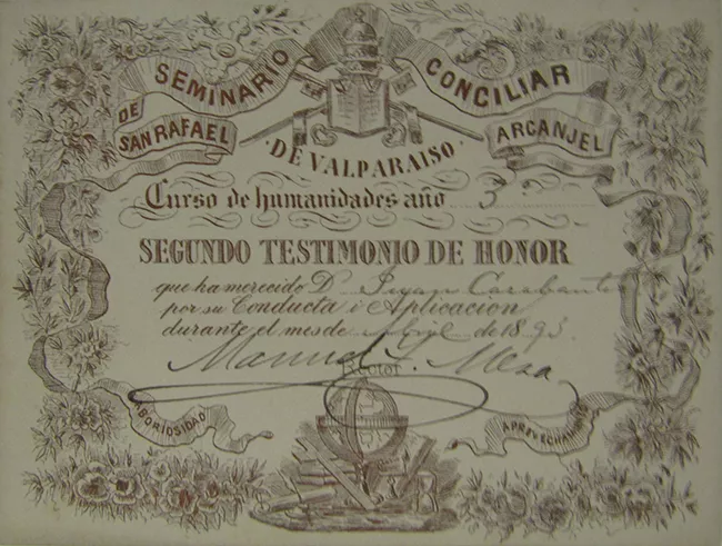 Segundo Testimonio de Honor 