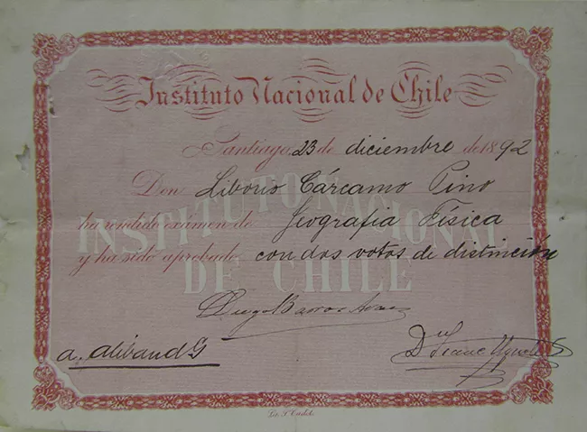 Certificado de Estudios 